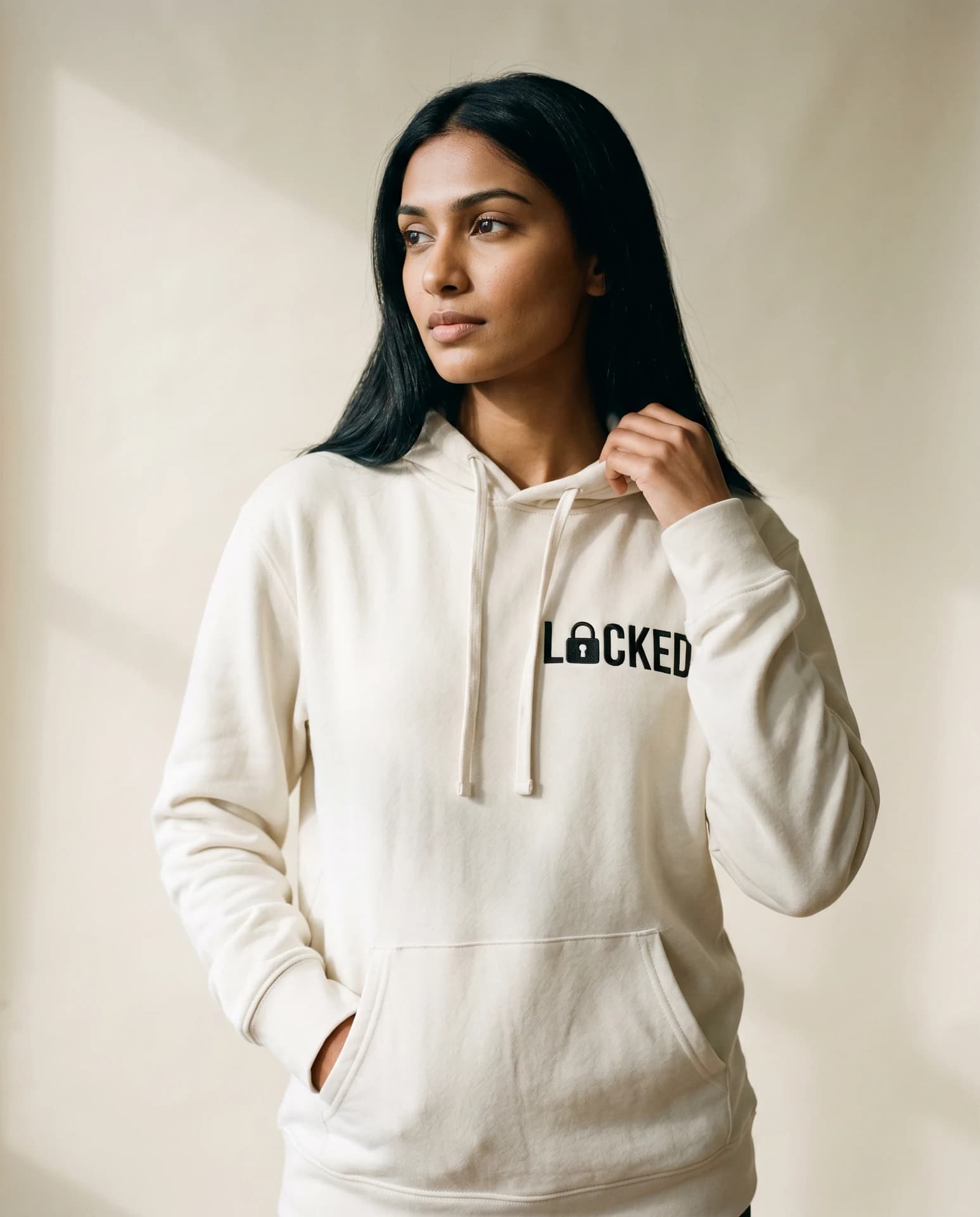 LOCKED Tropical-Weight Hoodie - Image 2