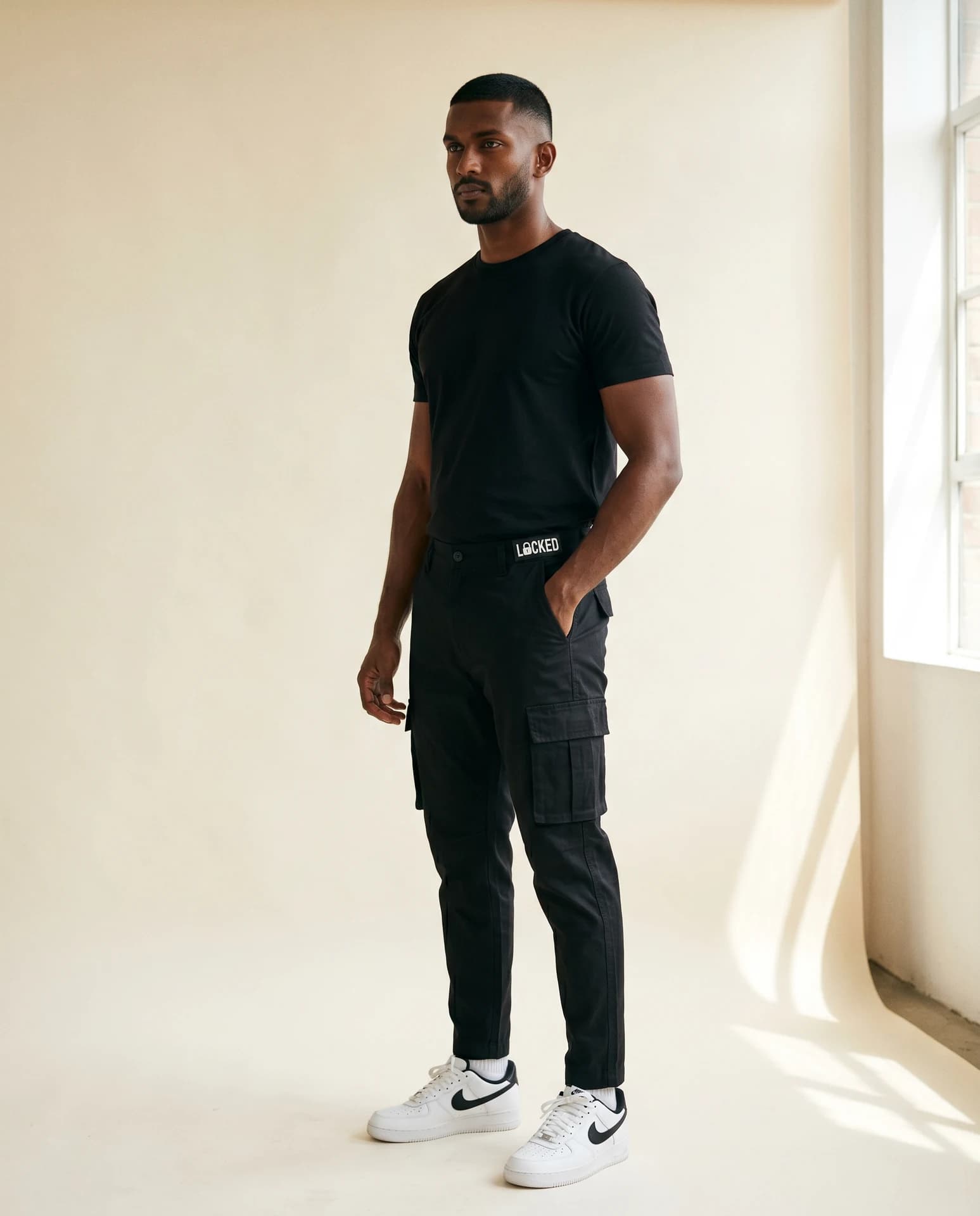 LOCKED Tactical Cargo Pants — Black - Image 2