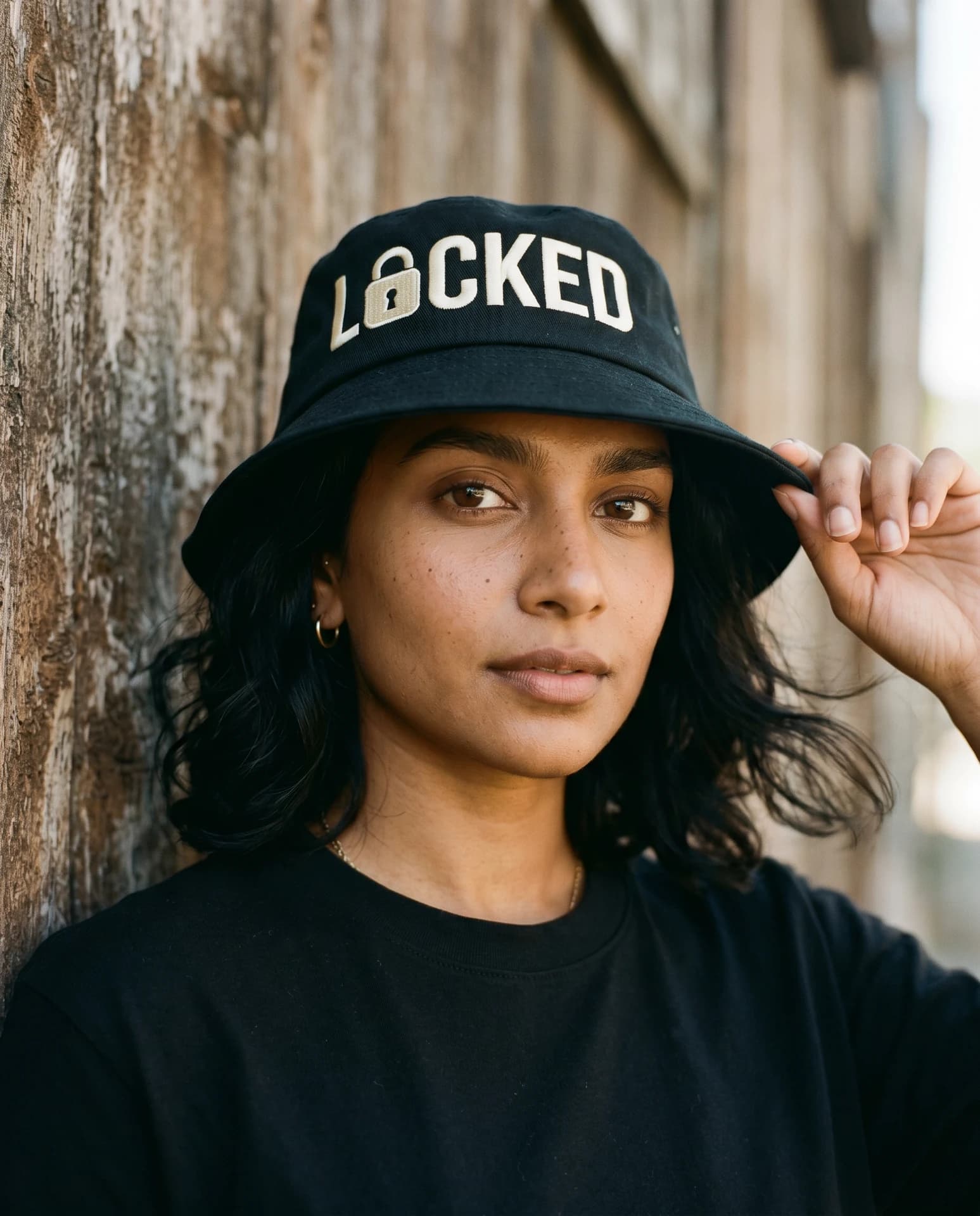 LOCKED Bucket Hat — Black - Image 3